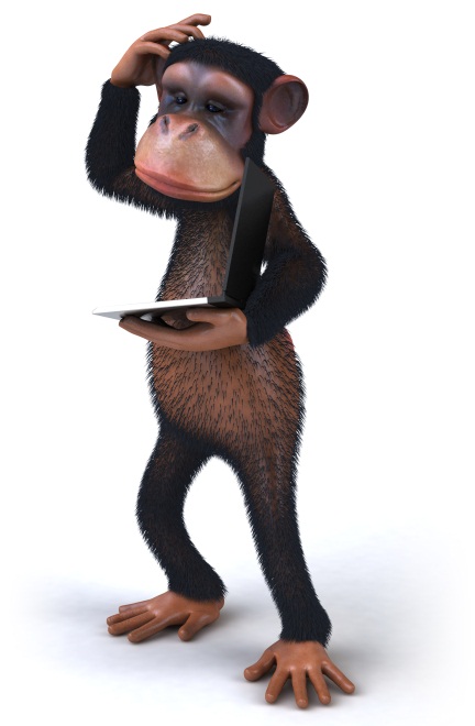 Do monkeys put their info on the net. No They Dont.